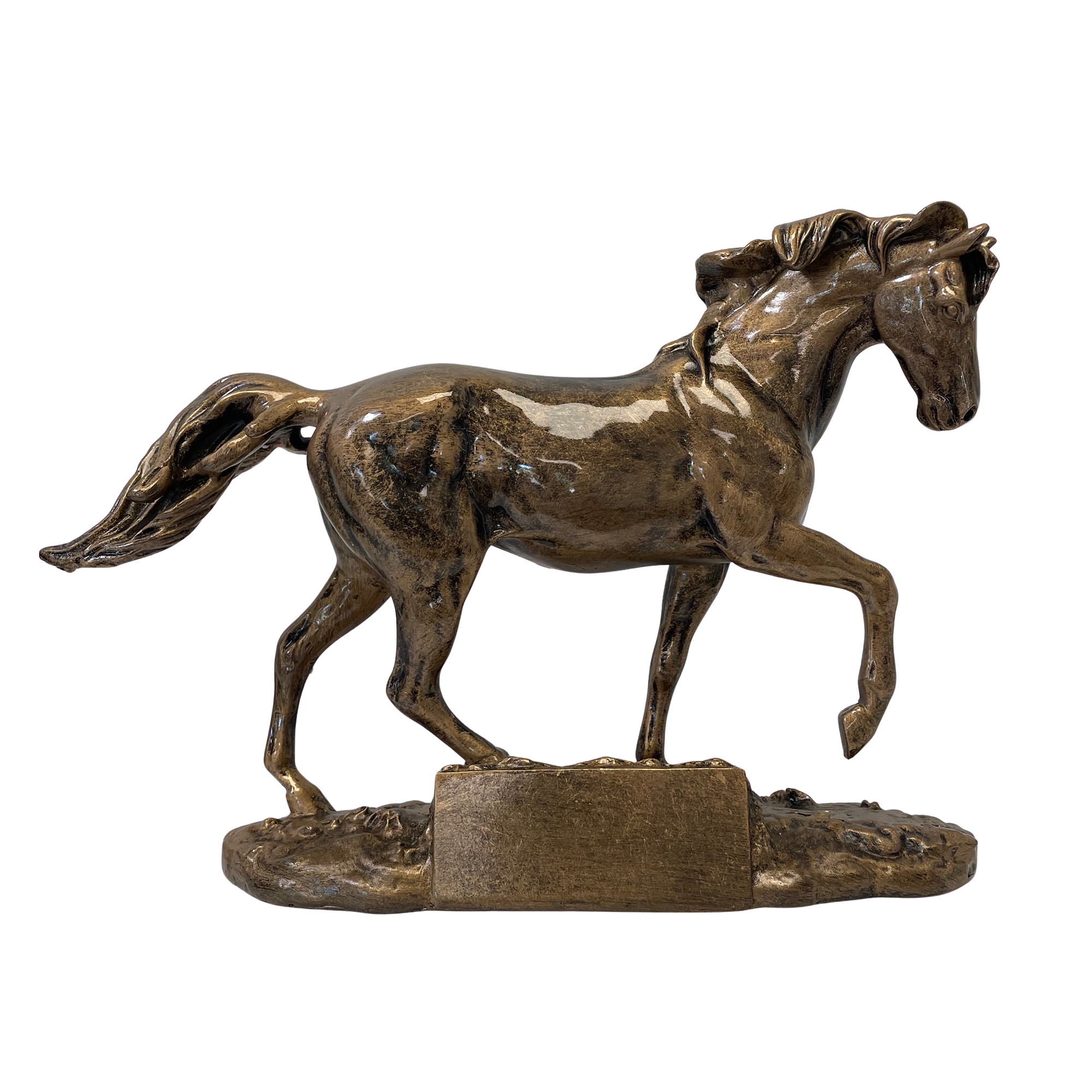 Hest - statuette - 17x23 cm