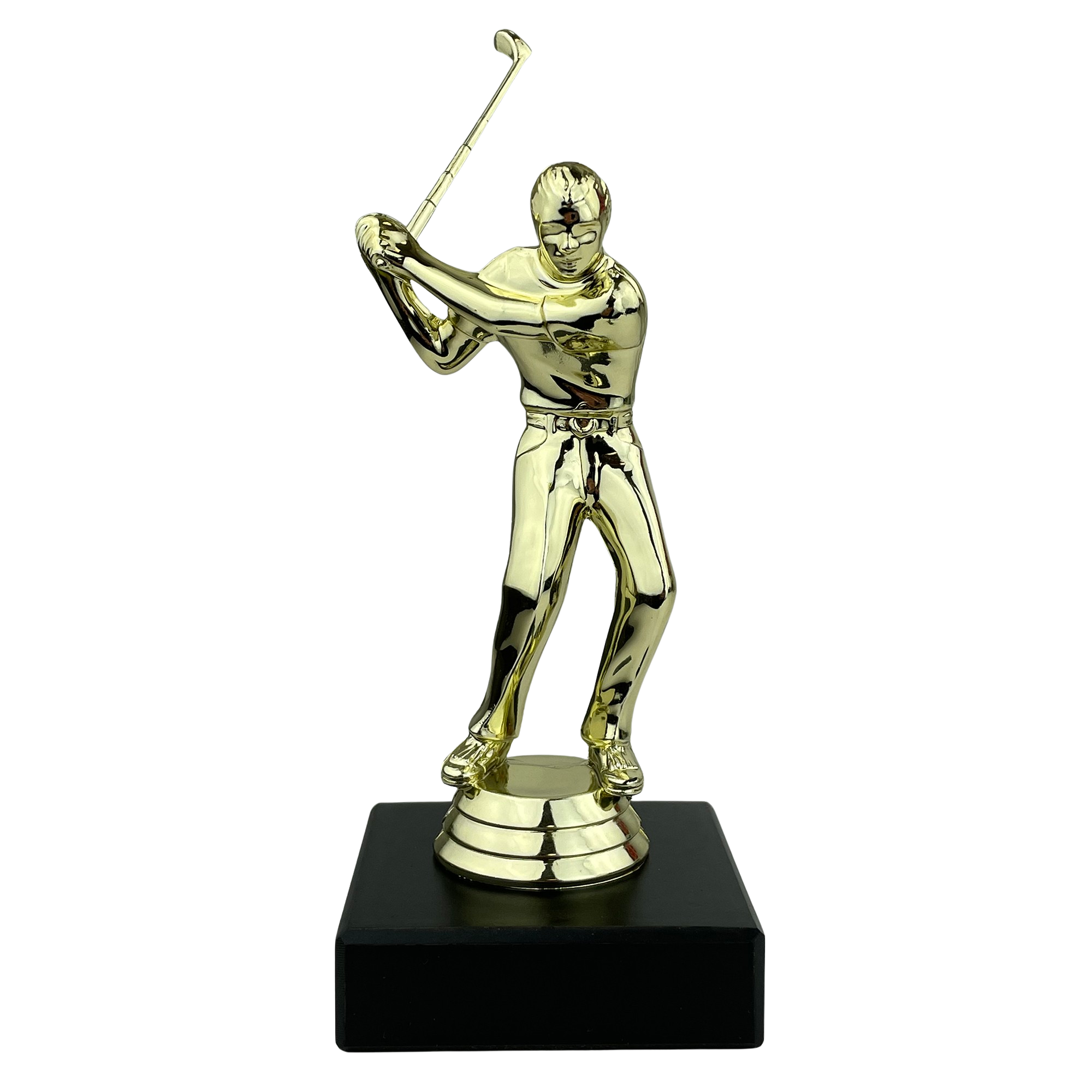 Golfspiller - Statuette Guld - 16 cm