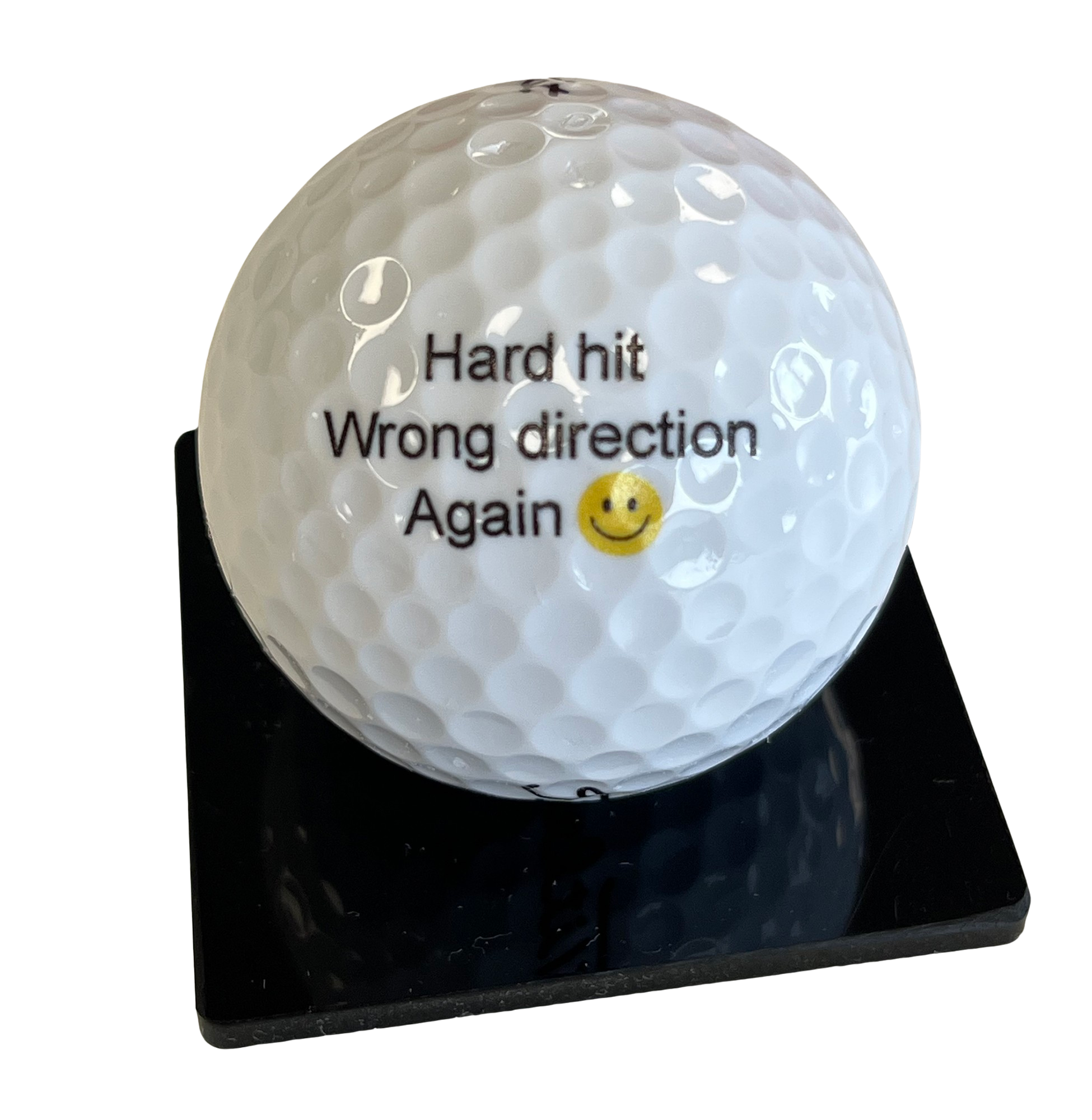 Golfbolde - 3 stk - Hard hit, wrong direction. Again