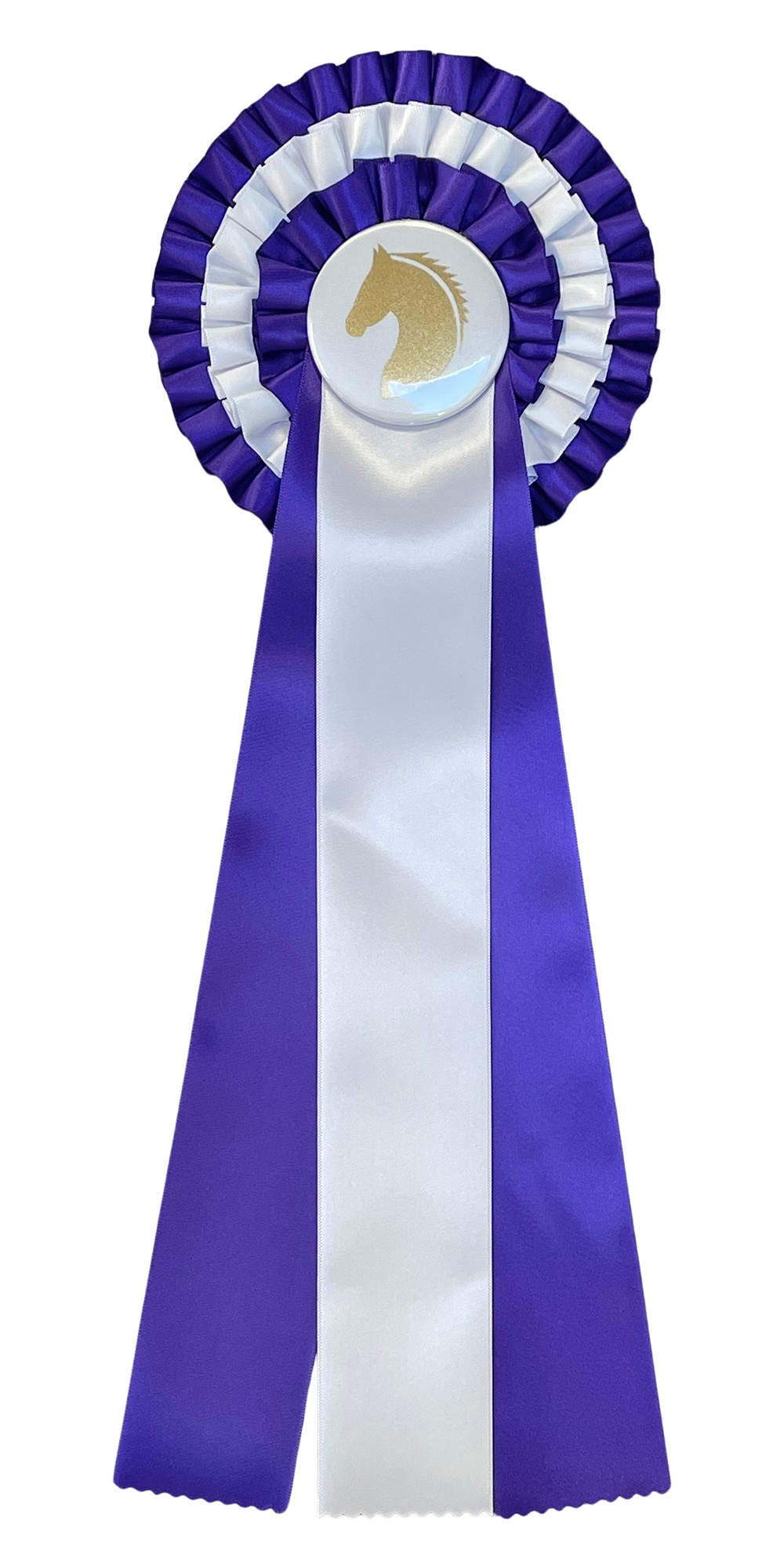 3-rings rosette regal purple/hvid