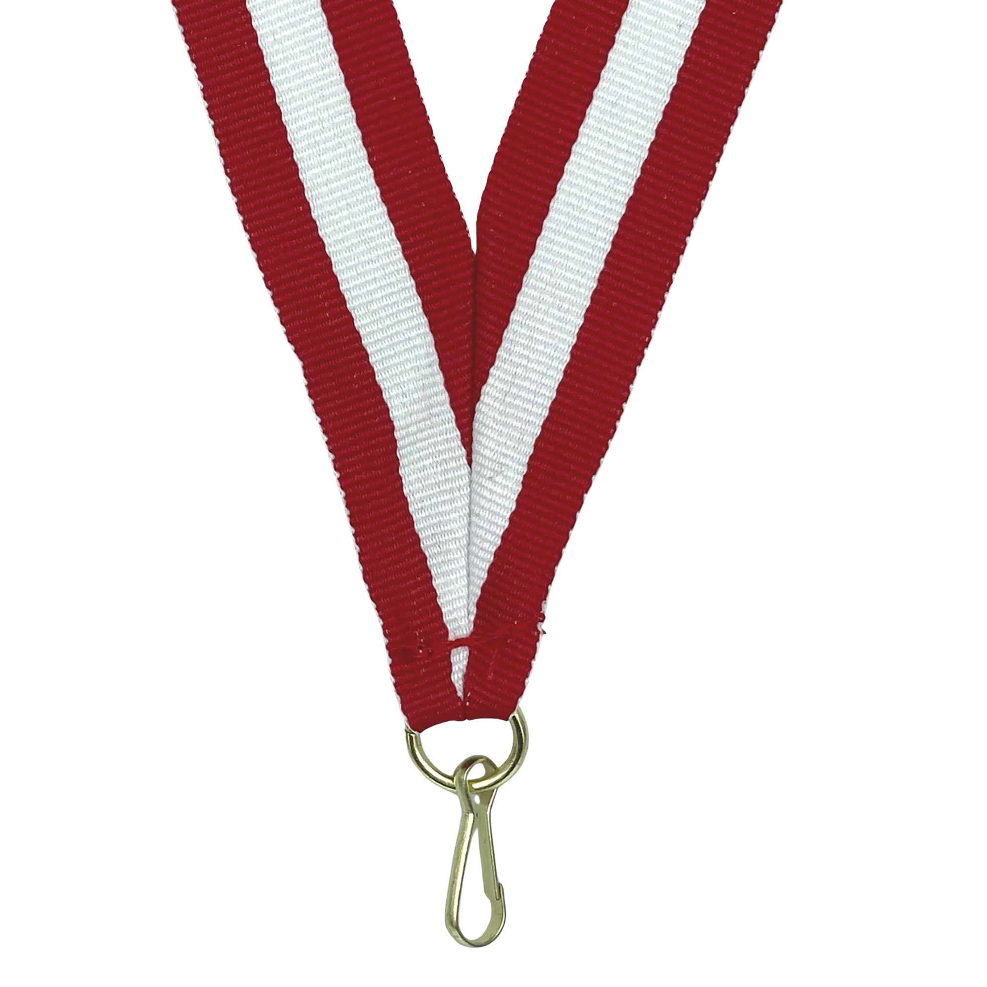 Medaljebånd (22 mm) - Rød-Hvid-Rød