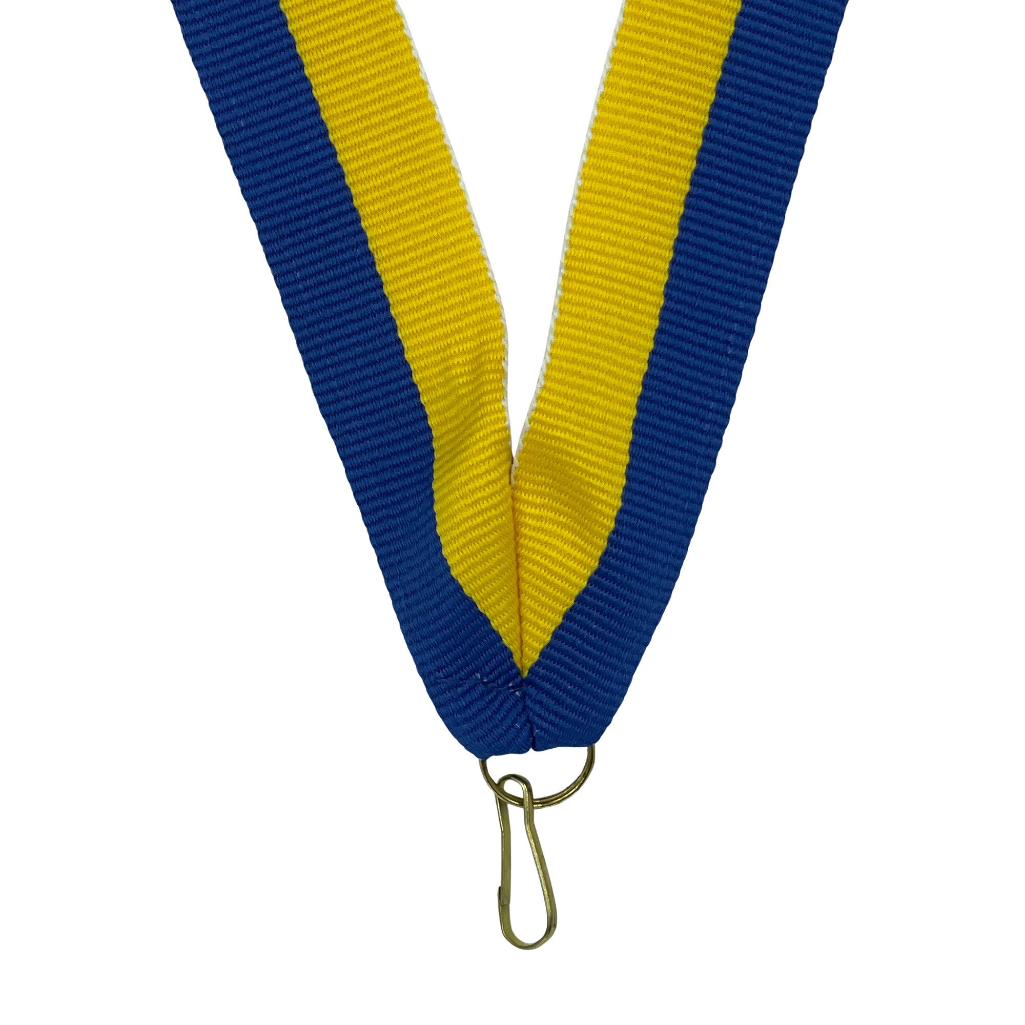 Medaljebånd (22mm) - Blå-Gul