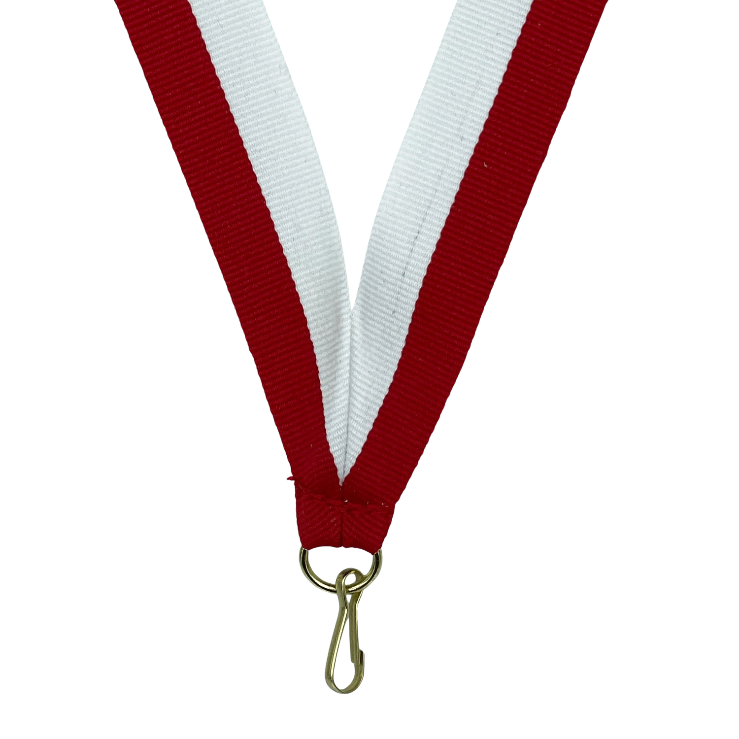 Medaljebånd (22mm) - Rød-Hvid