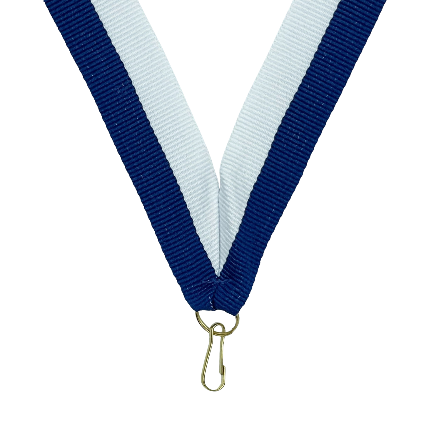 Medaljebånd  (22mm) - Blå-Hvid