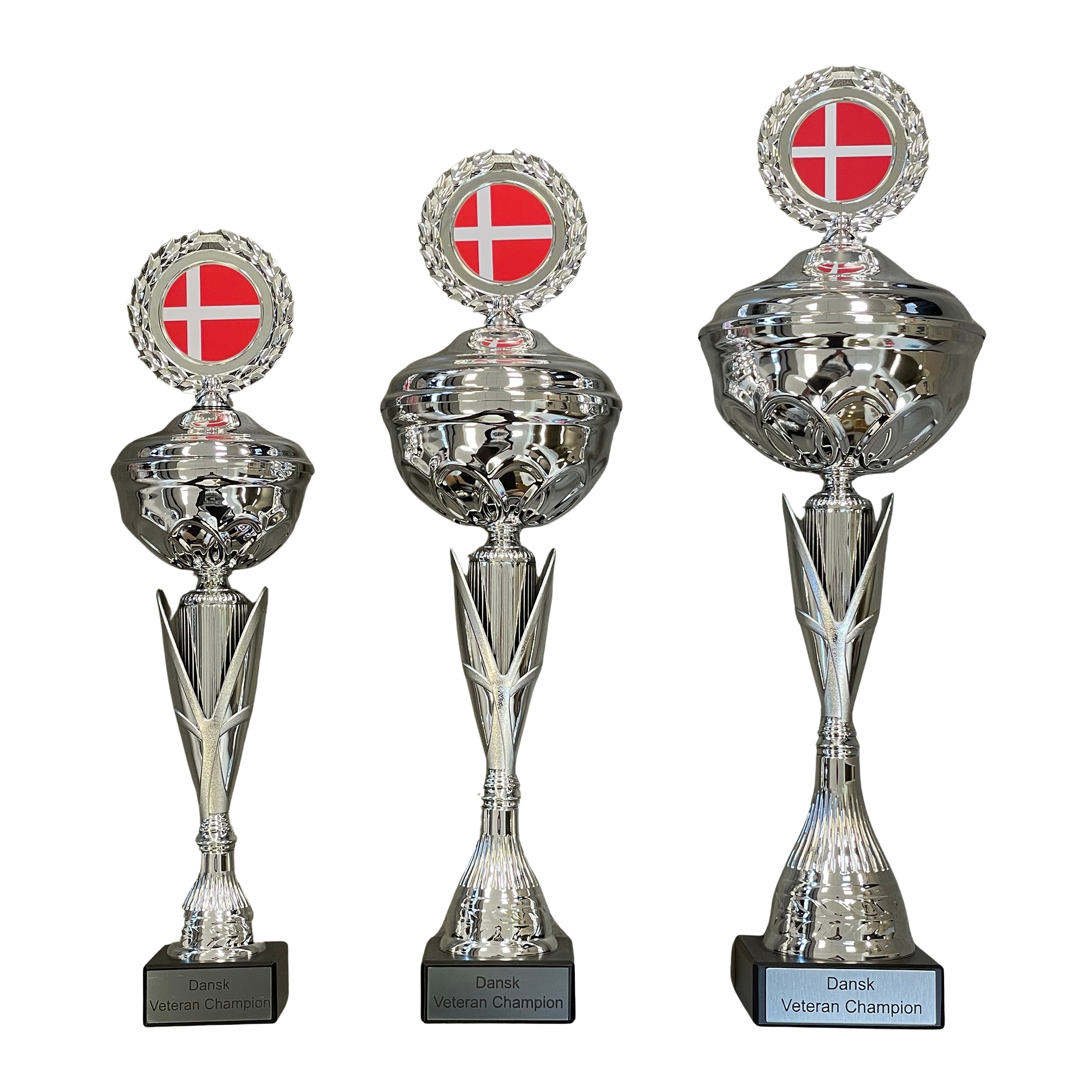 Dansk Veteran Champion - Pokal - 3 størrelser