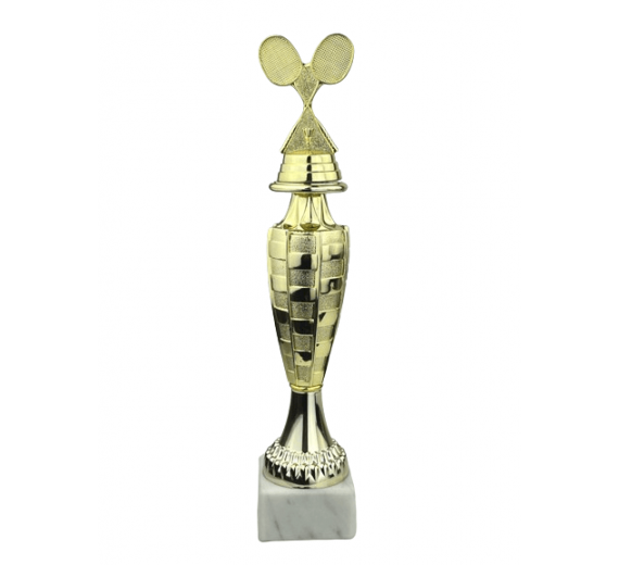 Badminton - Statuette Guld - 27,5 cm