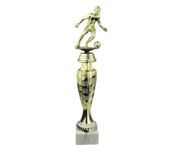 Fodboldspiller Herre - Statuette Guld - 31 cm