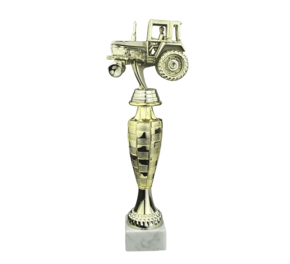 Traktor - Statuette Guld - 29,5 cm