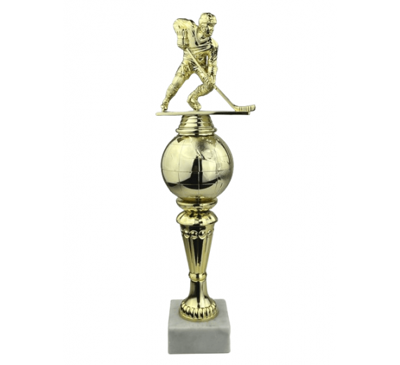 Ishockeyspiller - Statuette Guld - 34,5 cm