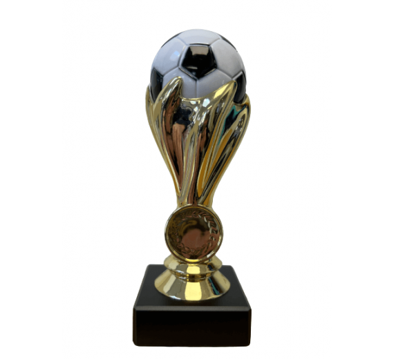 Fodbold pokal - guld - 15 cm