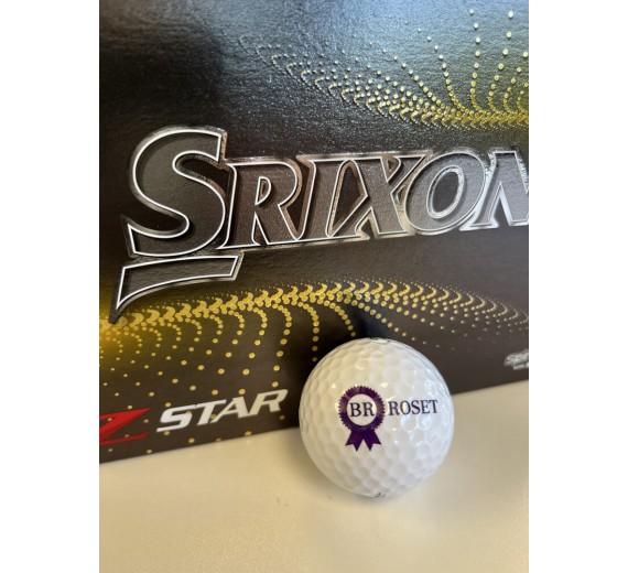 60 stk Golfbolde - Med eget tekst - Srixon Z-Star