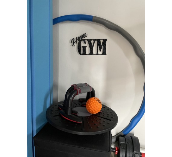 Home gym - skilt i akryl - flere farver