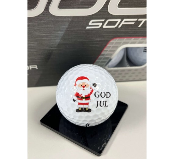 Golfbolde - 3 stk - God jul - julemand