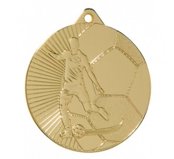 100 stk Medaljepakke - Emil 45 mm Guld - Fodbold
