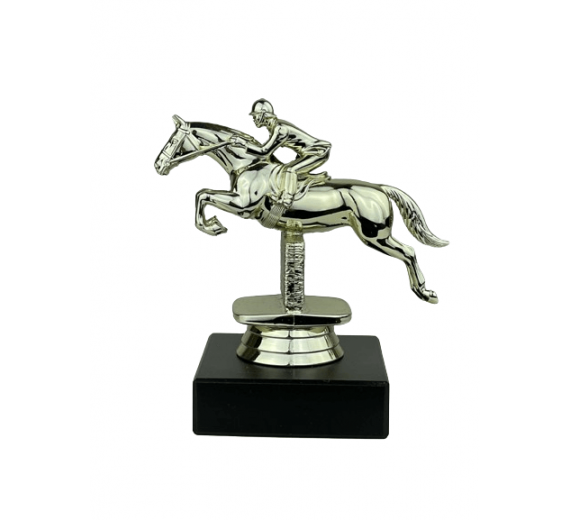 Springende hest - Statuette Guld - 11 cm