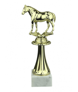 Hest - Statuette Guld - 21 cm