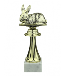 Kanin - statuette Guld - 20 cm