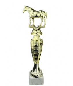 Hest - Statuette Guld - 29,5 cm