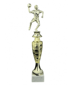 Håndboldspiller Herre - Statuette Guld - 33 cm