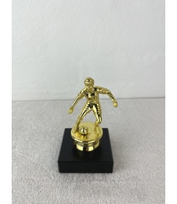 Fodboldspiller Dame - Statuette Guld - 11 cm