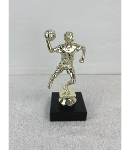 Håndboldspiller Herre - Statuette Guld - 15 cm
