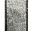 Julebånd hvid med sølv snefnug - 38mm - pris pr. meter