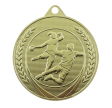 100 stk Medaljepakke - Inkl. medaljebånd - Mikkel 50 mm Guld - Håndbold
