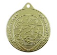 100 stk Medaljepakke - Aksel 50 mm Guld - Atletik