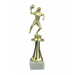 Håndboldspiller Dame - Statuette Guld - 23,5 cm