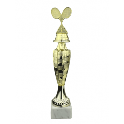 Badminton - Statuette Guld - 27,5 cm