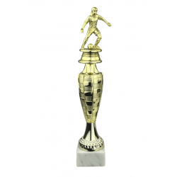 Fodboldspiller Dame - Statuette Guld - 28,5 cm