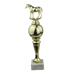 Hest - Statuette Guld - 33 cm