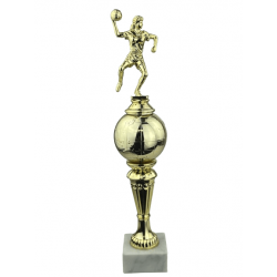 Håndboldspiller Dame - Statuette Guld - 37 cm