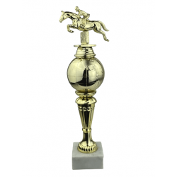 Springende hest - Statuette Guld - 32 cm