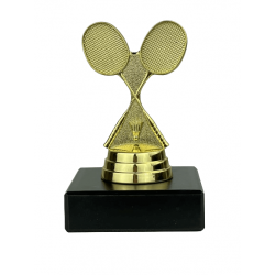 Badminton - Statuette Guld - 9,5 cm