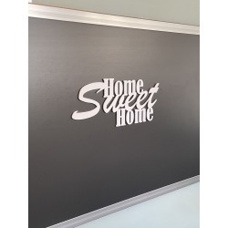 Home Sweet Home - skilt i sort eller hvid akryl