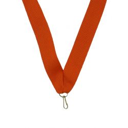 Medaljebånd (22 mm) - orange