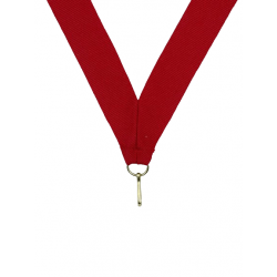 Medaljebånd (22 mm) - rød