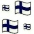 Flag Finland - +4,00 DKK (+5,00 DKK Inkl. moms)