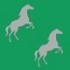 Heste sølv emerald - +4,00 DKK (+5,00 DKK Inkl. moms)