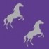 Heste sølv regal purple - +4,00 DKK (+5,00 DKK Inkl. moms)