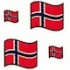 Flag Norge - +2,00 DKK (+2,50 DKK Inkl. moms)
