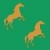 Heste guld emerald - +4,00 DKK (+5,00 DKK Inkl. moms)